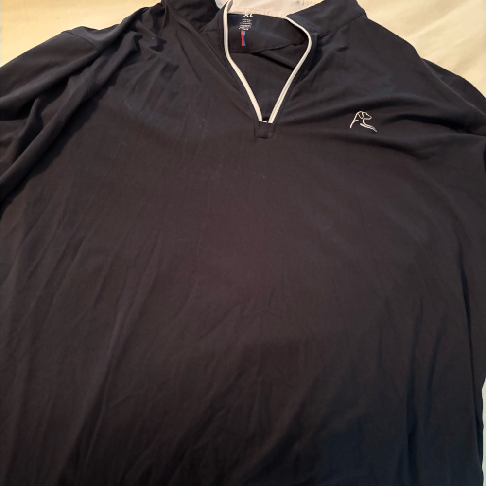 Rhoback Black Quarter-Zip Pullover
